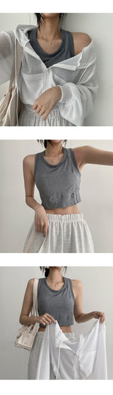 Karten Cap Crop Sleeveless