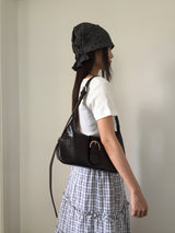 トニービッグバックル ショルダーバッグ (4color)