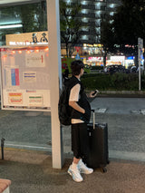 クリンクルスナップバミューダショーツ
