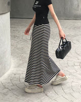 [MADE] Maxi-Striped Long Skirt