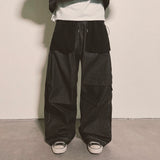 reverse Terry Pocket Denim Pants_black