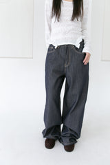 non-faded lip pocket denim pants(S-L)