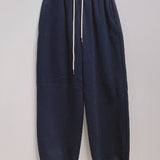Wool napping wind jogger sweatpants