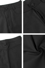 ブレードカットドレープスーツパンツ