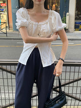 [MADE] Kanti Lace Track Wide Pants