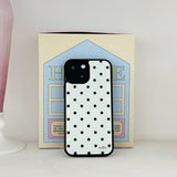 dot epoxy bumper case(white)