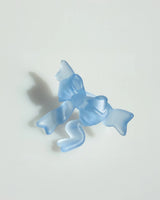 Jelly Ribbon Wing Ring - Matte Blue