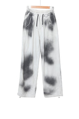 spray-washed string pants