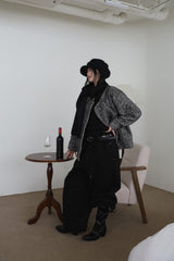 Muffler attached) ツイルハーフコート