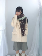 Hairy cream jacket