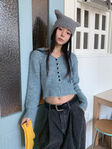 BOKASHI MIX KNITTING CARDIGAN
