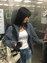 イージーチェックシャツ(2color)