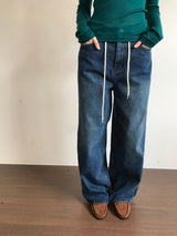 Mare String Denim Pants (2color)