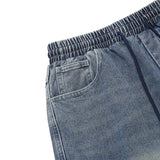 Shadow Denim Cargo Bermuda Shorts (2 Colors)
