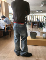 No.1839 ウォッシング フレア デニム パンツ