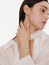 26SS★ [Premium Plating] Essence AB(W) Moissanite Eclat Tennis Bracelet