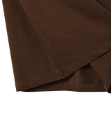 25FW WOMAN エリプスロゴ半袖Tシャツ ダークブラウン