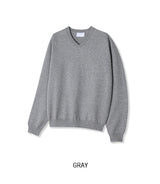 Ruin Shoulder Line V-Neck Knit