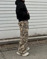 UL Camo Decoration Denim Pants