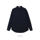 LMN マーエッセンシャルリネンセミオーバーシャツ (12 colors)