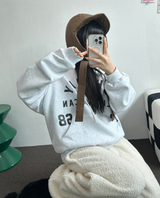 SHOULDER ARM PRINTING TATTOO PATCH CHERRY HOODIE🍒🩵🤍3COLOR