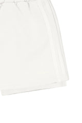 Basic logo low rise sweat skirt, White