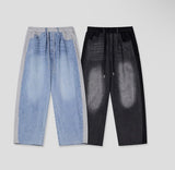 [Unisex] Heavy denim sweat wide pants(2color)