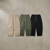 Structured Pleated Wide Pants