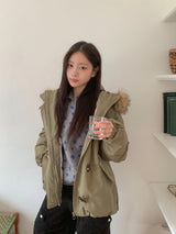 Ayan Duffle Half Jacket Wellon Padded Jumper