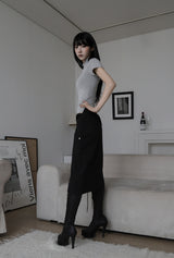 26SS★ [ EEUN BASIC ] チューイングラウンディングショートスリーブT