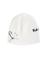BBD Embroth Logo Piercing Beanie (White)