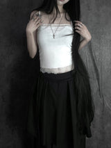 gloy lace sleeveless (2color)