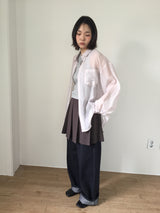 Odd see-through overfit shirt (3color)
