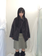 soft corduroy banding skirt
