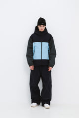 STITCH BOX WIDE TRACK PANTS DARK NAVY