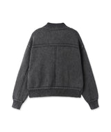 No.1412トラッカーウォッシュドニットカーディガン