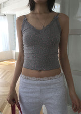FLOWER LACE SLEEVELESS (3color)