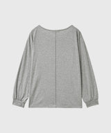 ボートネックルーズフィット グラフィックTシャツ