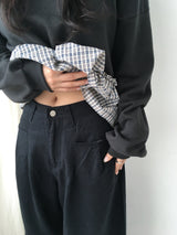 Half Wide Pants