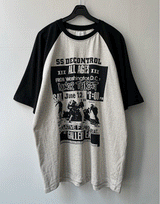 dwell control raglan short-sleeved T-shirt