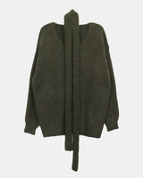 Dori Muffler Loose V-Neck Knit
