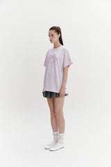 Ribbon Boxy T Purple