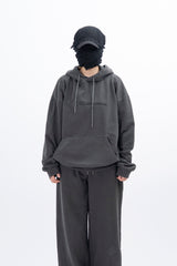 Argen Shine Embroidered ピグメントフーディー
