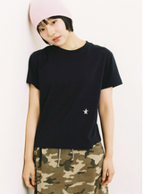 Twister Star Sweat Long Skirt - Indigo Camo