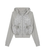 Archy Star Raglan Hoodie Zip-up