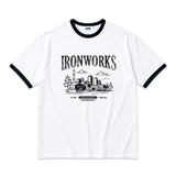 ironworks overfit ringer t-shirt (2color)