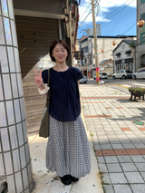 Flow check skirt