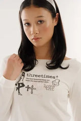 Marlene tee - ivory