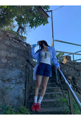 Sora Stripe Cool Loose Fit Shirt