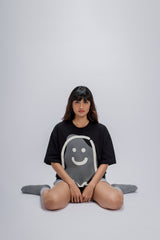 FAITH FADE CHILDHOOD MEMORIES - Smiley Ghostey Big (Black)